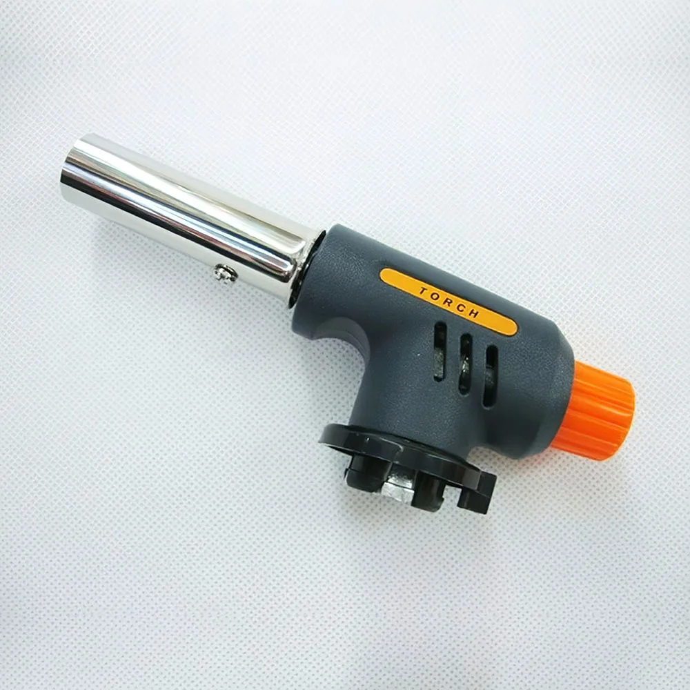 

Cooking Tool Butane Torch Lighter Torch Welding Burner with 360 Degree Rotatable Design and Safety Lock for BBQ Creme Brulee