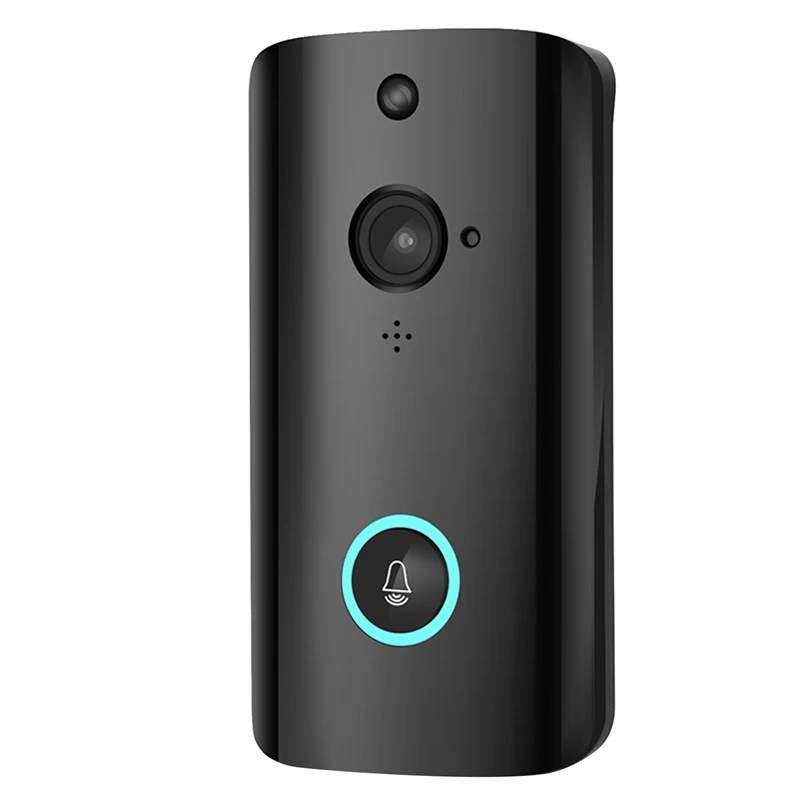 

720P Wifi Smart Night-Vision Wireless Security Doorbell,Smart Visual Intercom Recording Remote Home Monitoring