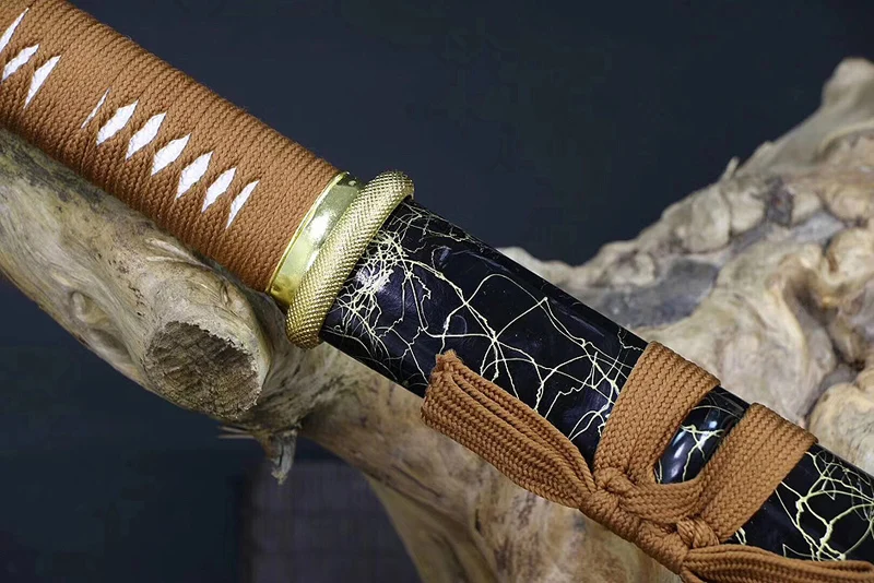 WAKIZASHI мечи полностью ручной работы японский прямой меч 1060 Высокоуглеродистая