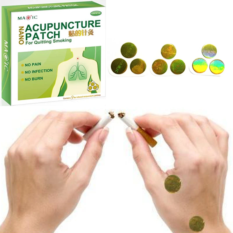 

Chinese needle therapy nano acupunture patch for quitting smoking