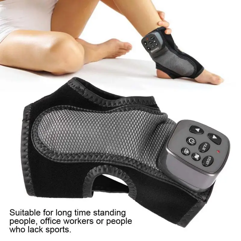 

Hot Electric Foot Ankle Massager Vibration Heating Foot Acupuncture Points Massage Care US Plug