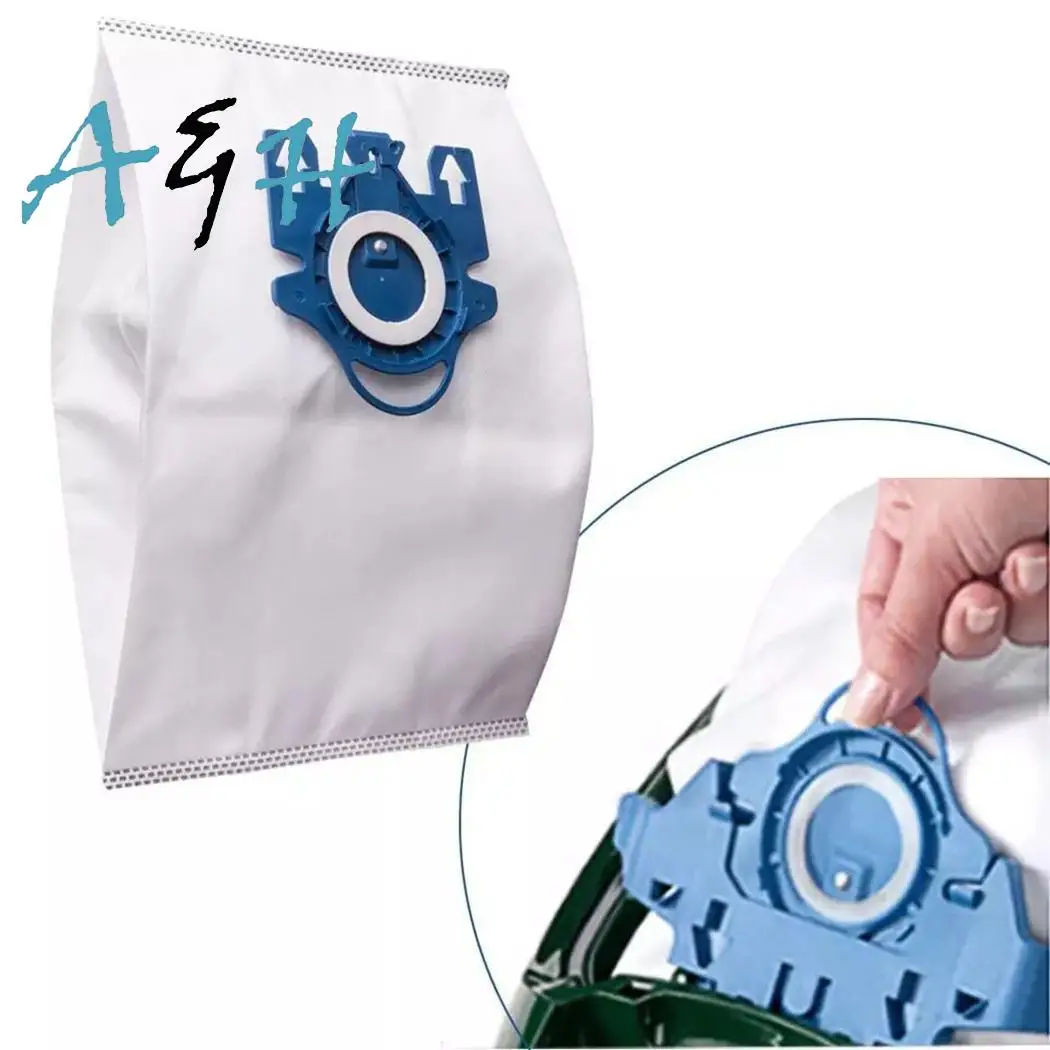 10pcs Synthetic Vacuum Dust Bags Kit with Parts 2 Filters 17 x 27cm/6.7 10.6inch Cleaner 0.326kg | Бытовая техника