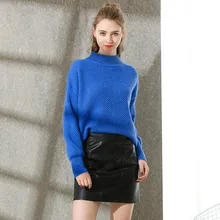 Sweater feminino loose  Internet celebrity sweater winter women outer wear pullover sweater turtleneck sweater women 1887