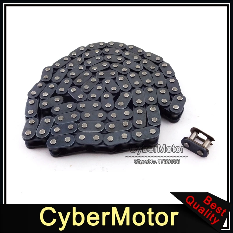 

T8F Sprocket Chain With Spare Master Link For 2 Stroke 47cc 49cc Chinese Mini Dirt ATV Quad 4 Wheeler Pocket Bike Minimoto