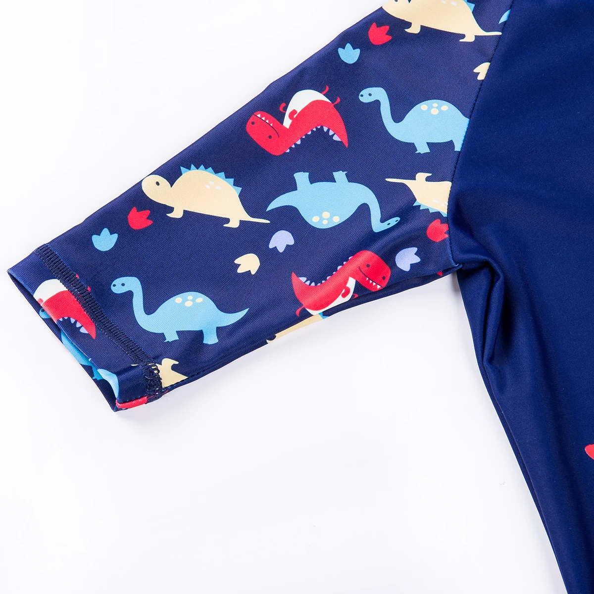 Летний купальный костюм для маленьких мальчиков, Солнцезащитный купальный костюм с принтом динозавра купальный костюм+ шапочка, танкини на молнии, комплекты От 1 до 6 лет