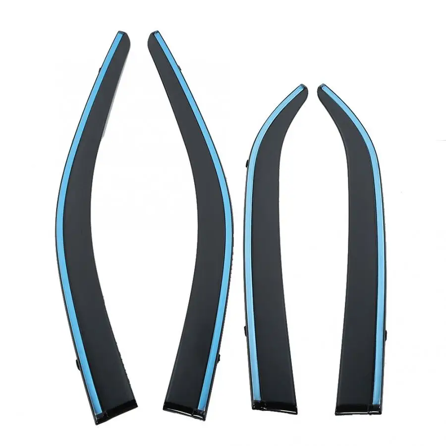 

4pcs Smoke Window Visor Vent Sun Shade Rain Guard Deflector for Toyota CROWN 2010 2011 2012 2013 2014