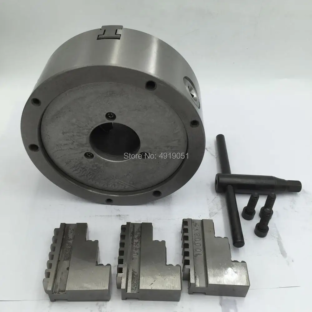 K11 160 3 челюсти патрон для токарного станка с ручным управлением 160mm 4 Inch