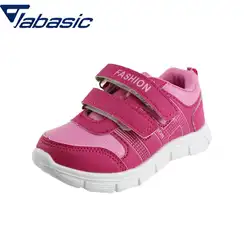 JABASIC дешевые ботинки для детей 2018 абсолютно новый анти-скользкий крюк и петля кроссовки с пэчворком Мальчики Девочки Обувь Kinder Schoenen Jongens