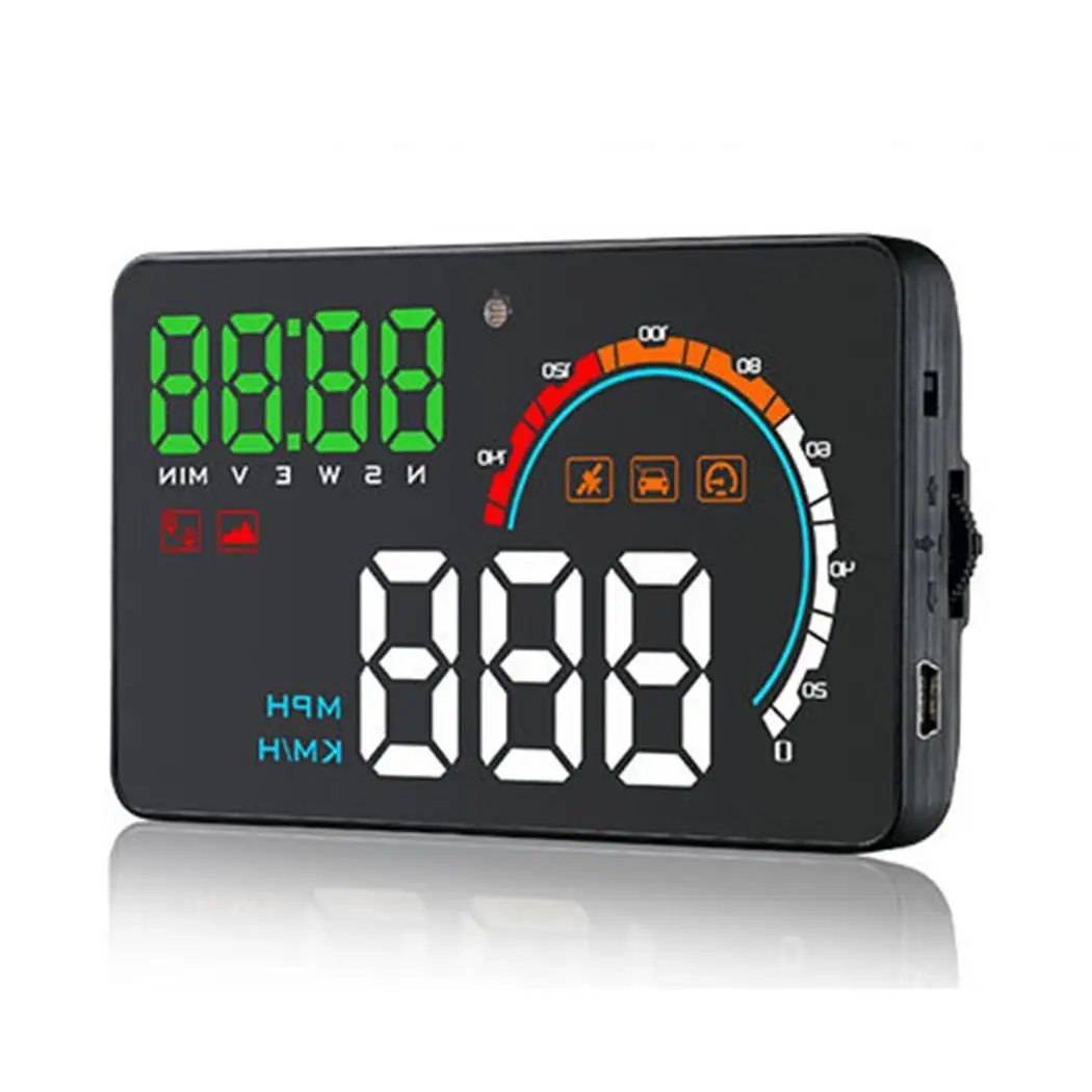 P9 3.6Inch Car Head Up Display OBD HUD On-Board Computer hud Display Car Electronics obd2 Car Speedometer Windshield Projector