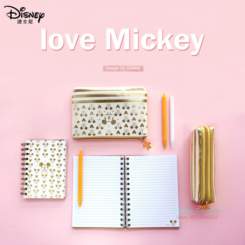 Настоящая серия disney Classic Gold Mickey, Мультяшные сумки для мальчиков, Модные Сумки из искусственной кожи для мам, многофункциональные женские сумки для девочек, подарки