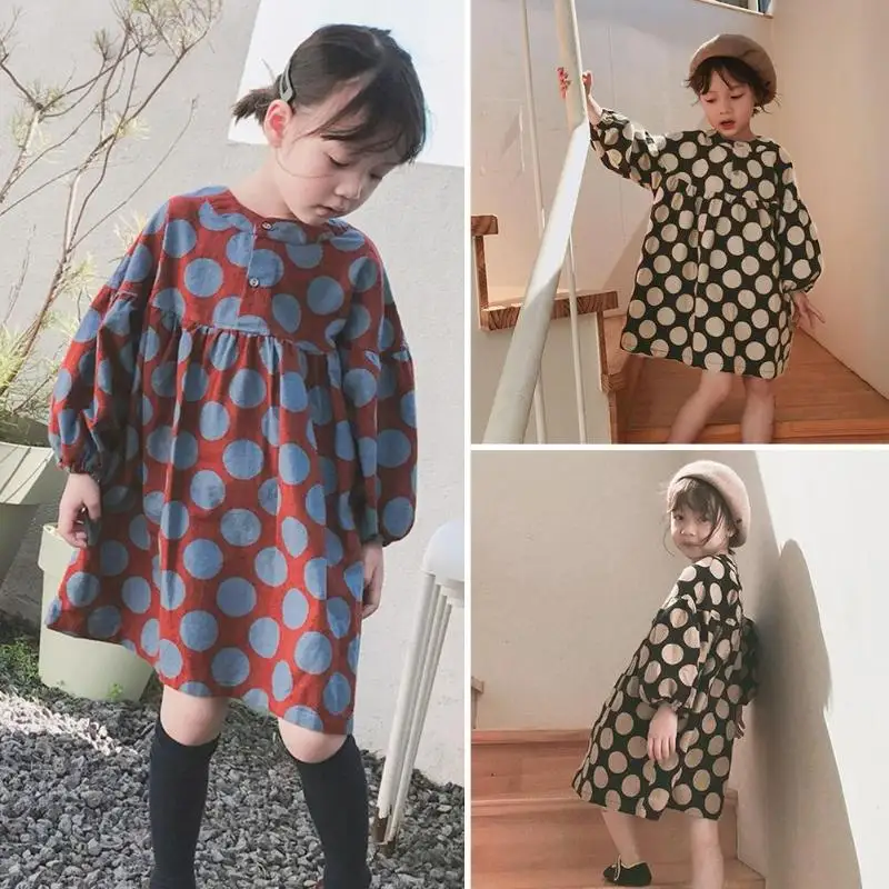 Cute Baby Dress Girl Spring Summer Dresses Kids Clothes Girls Long Sleeve Dot Princess Dresses for Children Clothing Costume Cute Baby Dress Girl Spring Summer Dresses Kids Clothes Girls Long Sleeve Dot Princess Dresses for Children Clothing Costume