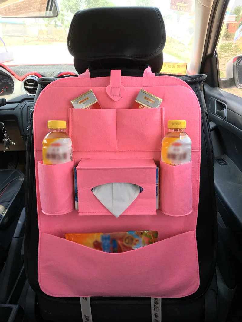 

Comfort Auto Car Seat Back Multi-Pocket Storage Organizer Travel Holder Pouch Ba