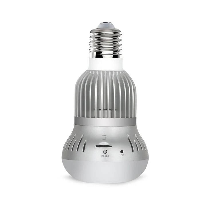 

960P Panoramic Bulb Camera IP Wireless WiFi Home Security Camera with APP Control White Light, IR Night Vision, Motion Detection