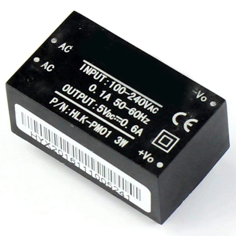 HLK-PM01 AC-DC 220 В до 5 понижающий модуль питания Интеллектуальный бытовой выключатель
