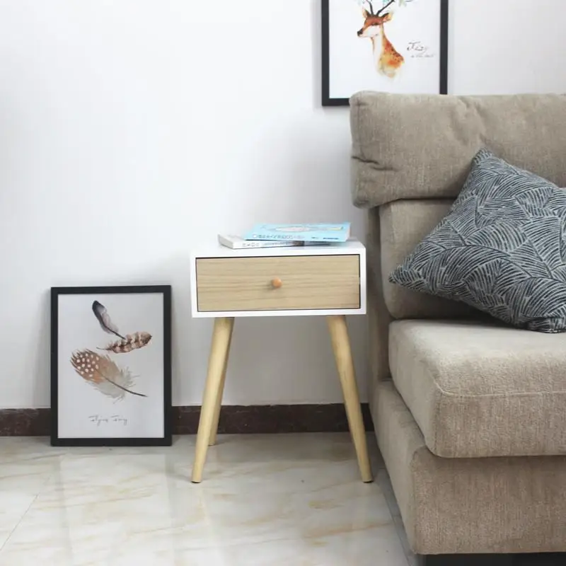 Slaapkamer ميسا Auxiliar الشمال الأوروبي رث شيك خشبية قورتو Mueble دي Dormitorio مجلس الوزراء غرفة نوم الأثاث منضدة