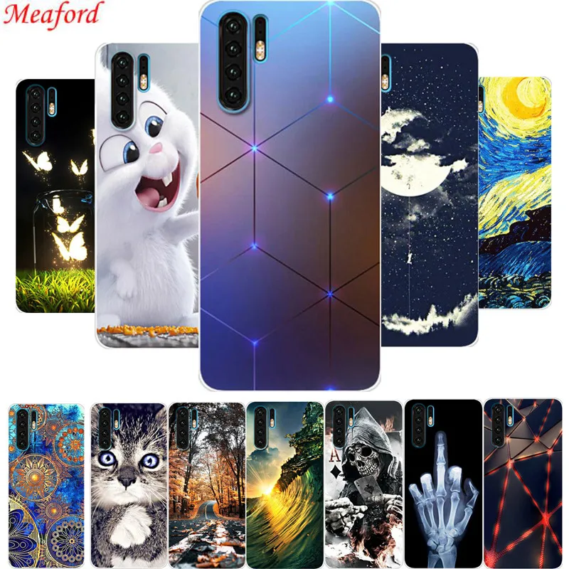 

6.47'' Cover For Huawei P30 Pro Case P30Pro Funda Cool Print Silicone Soft TPU Phone Case For Huawei P30 Pro Case P 30 Pro Coque