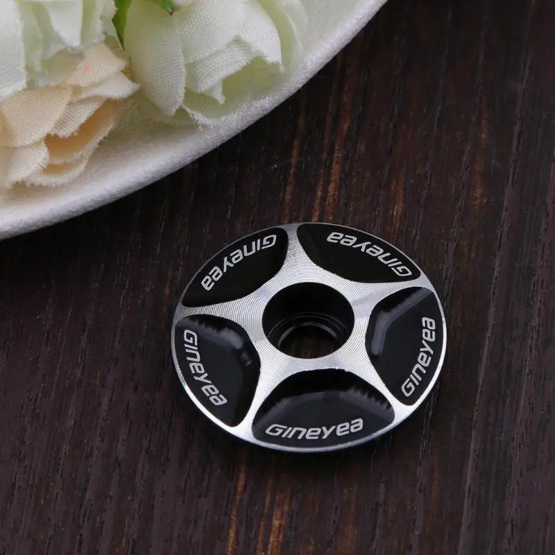 

1 PC Aluminum Threadless Bicycle MTB Headset Stem Top Cap Headset Caps 28.6mm Mountain Bike Cycling Cover Bicycle Accessories