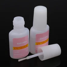 2 шт гель для накладных ногтей клей макияж поддельный клей для ногтей с щеткой для дизайна ногтей советы блеск акриловое украшение косметика для ногтей аксессуары