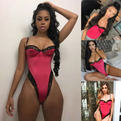 

HIRIGIN Women Sleeveless Bandage Bodysuit Leotard Top Jumpsuit Lace Up Rompers