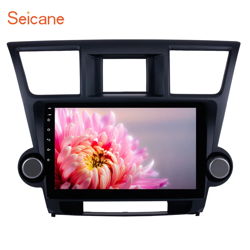 

Seicane Android 6.0/7.1/8.1 10.1" 2Din GPS Car Radio For 2014 2015 Toyota Highlander 1080P Multimedia Player Stereo With 3G WiFi