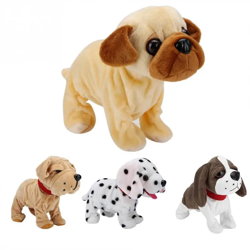 

Sound Control Electronic Dog Plush Stuffed Doll Dog Electronic Pets Sound Control Robot Dogs Children Gift