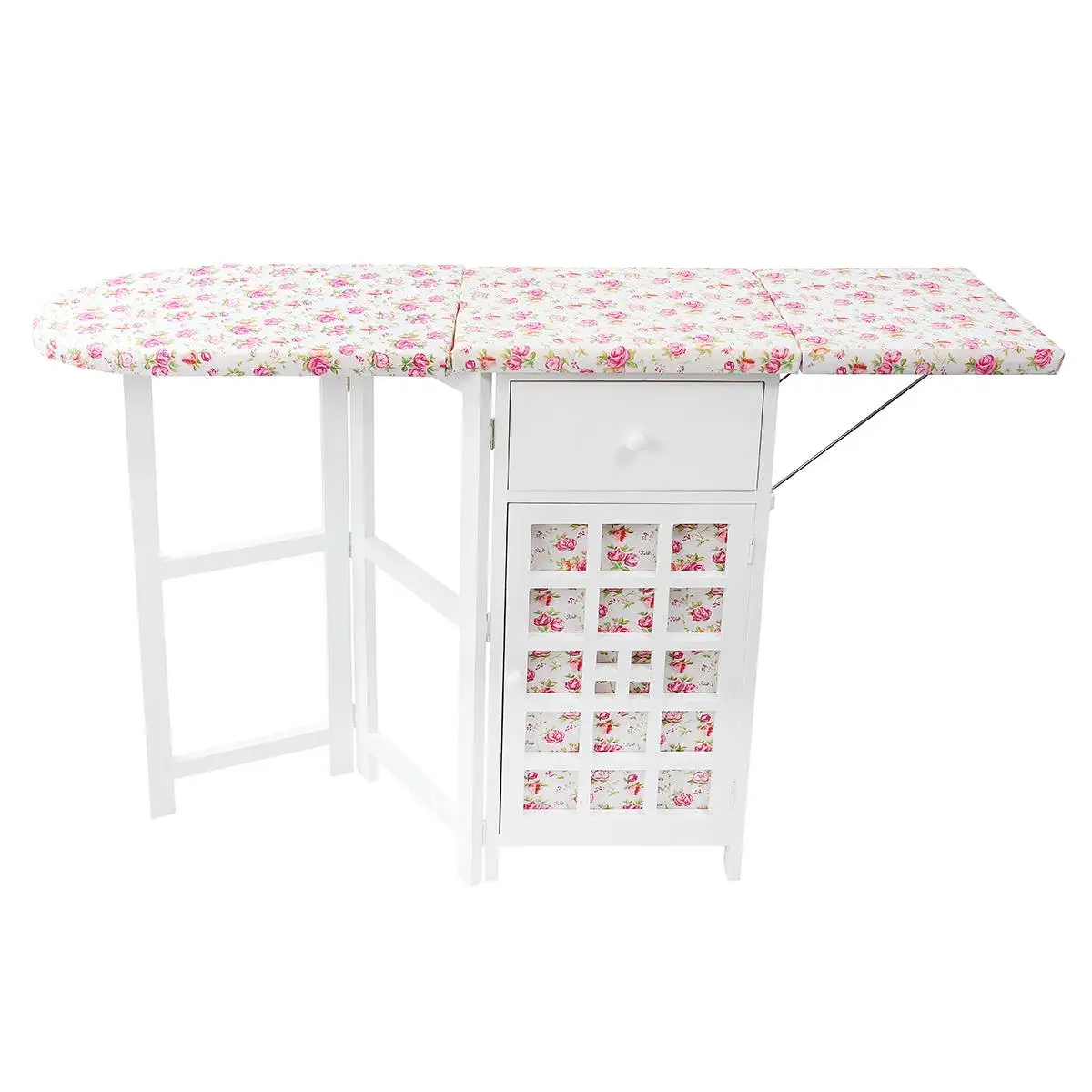 Folding Ironing Board With Storage Cabinet Wood Desktop Ironing Board Space Saving Drawer Mounted With Ironing Board Cover Buy At The Price Of 116 64 In Aliexpress Com Imall Com