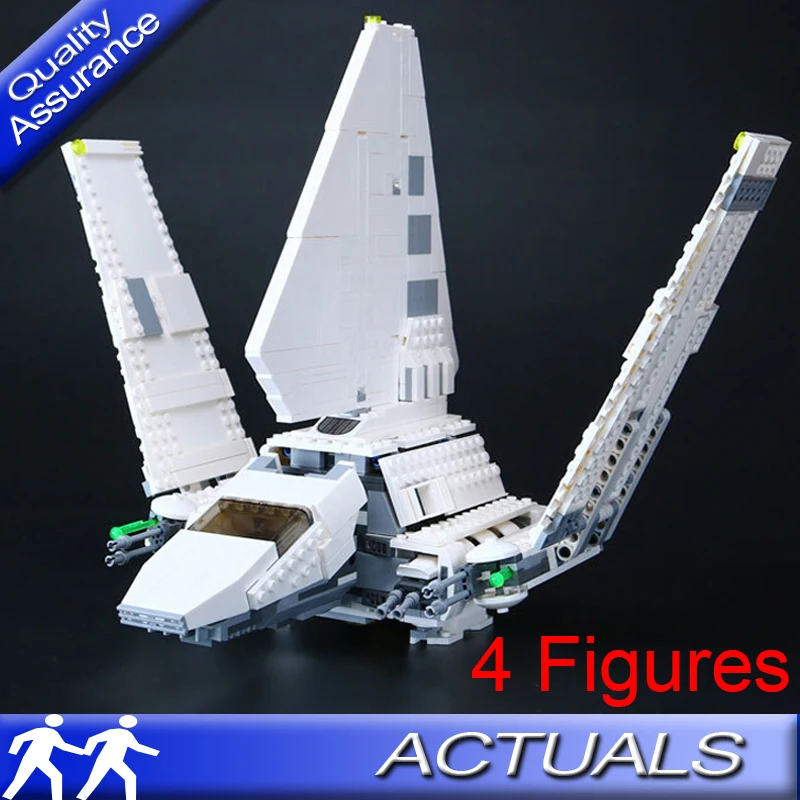 Download Lepin 05057 Compatible with Lego 75094 Star Series Wars Imperial Shuttle Tydirium Starfighter ...