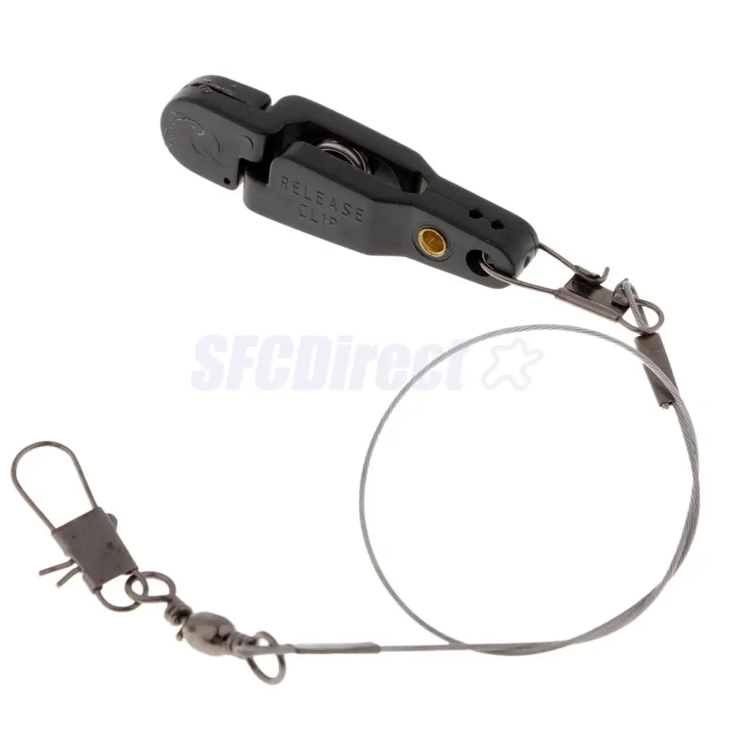 

Magideal Corrosion Resistant Snap Release Clip With Leader Snap For Planer Board Boat Downriggers Outrigger Release Fishing Tool