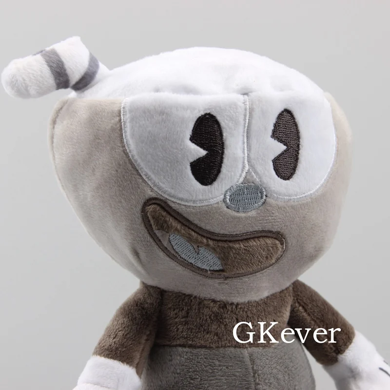 Черно белые плюшевые мягкие игрушки Cuphead 10 дюймов 25 см детские куклы|Персонажи