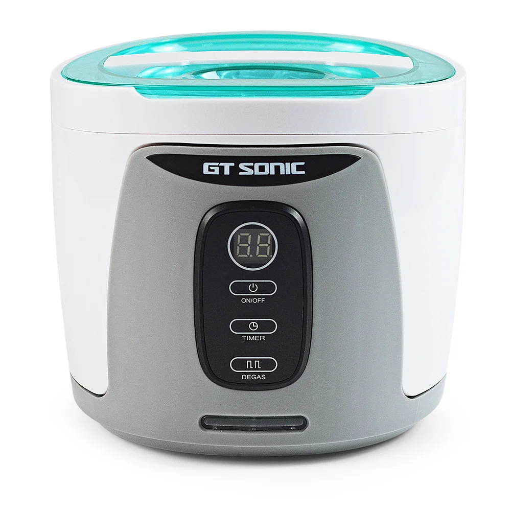 

GTSONIC 750ml GT-F3 Small Split Ultrasonic Cleaner For Office Use Nail Machine LED Display Stainless Steel Nail Tools