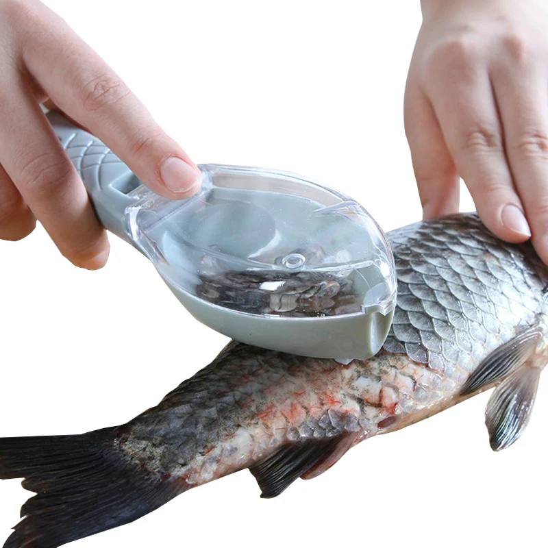 

Fish Scaler Cleaning Skin Brush Scraping Graters Fast Remove Fish Peeler Tweezers Knife Scraper Seafood Tools Kitchen Gadgets