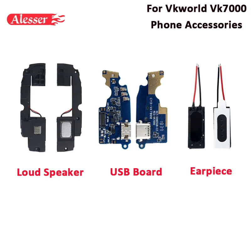 

Alesser For Vkworld Vk7000 USB Plug Charge Board Earpiece Loud Speaker Assembly Fixing Part For Vkworld Vk7000 Phone Accessories