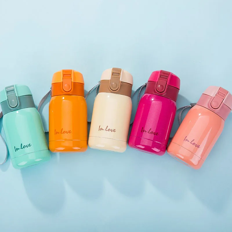 

Lovely Thermos Mug Cup Stainless Steel Portable Insulation Vacuum Cup Bottle Insulated Flask Belly Cup Coffee Milk Cup