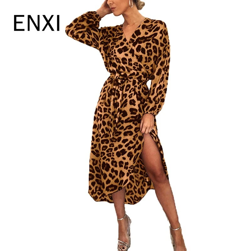 Enxi Mutterschaft Kleider Mutterschaft Kleidung Schwangerschaft Kleid Schwangere Kleid Sexy Leopard Muster Schwangere Kleid V Ausschnitt Volle Hulse Kleider Aliexpress