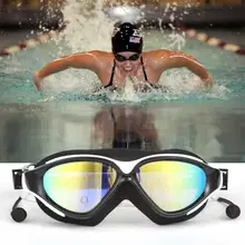 BH007 плавательные очки Анти-туман УФ-защита Гальванизированный водостойкий Поликарбонат силиконовые очки