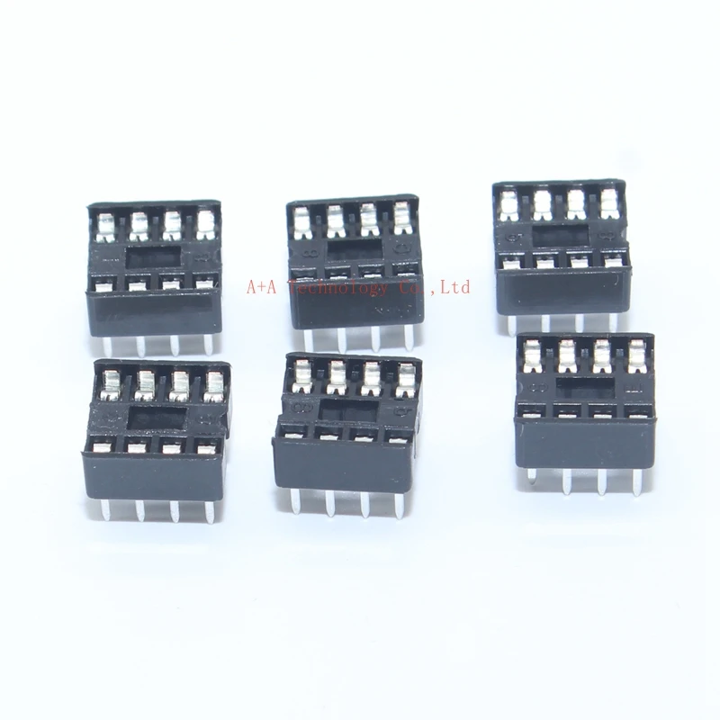 10 шт. 8pin DIP IC розетки адаптер тип пайки 8 Pin 100% оригинал 2 54 мм DIY | Обустройство дома