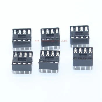 

10PCS 8pin DIP IC Sockets Adaptor Solder Type 8 Pin 100% Original 2.54mm DIY