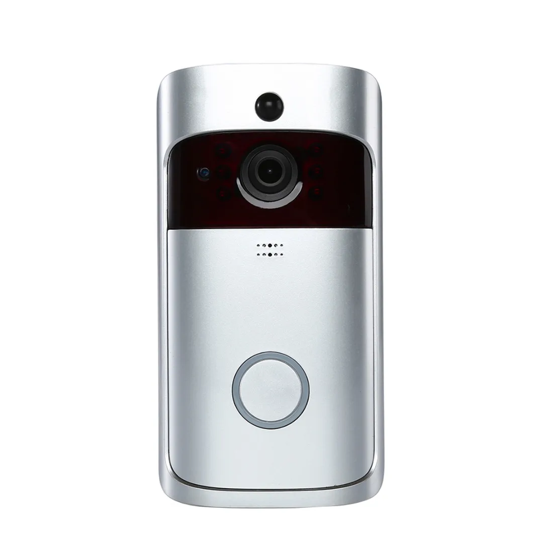 

Wireless WiFi 720P Visual DoorBell Silver IR Night Vision Door Bells For Home Security Hardware Tool