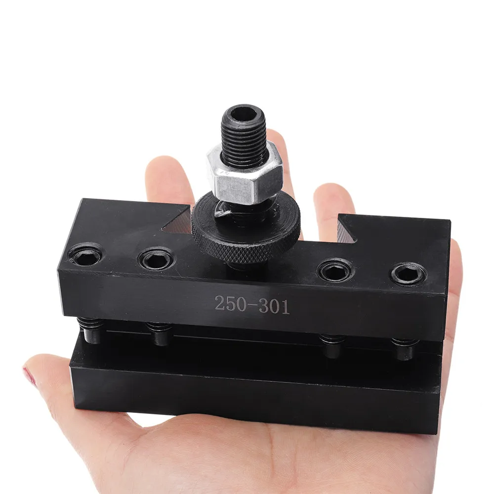 250-301 Quick Change Tool Post Holder Tool Bit 1//2/" to 3//4/" Lathe Piston Type