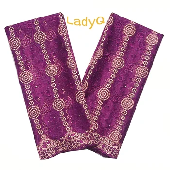 

LadyQ Magenta French Lace Fabrics 2018 African Tulle Lace Fabric with Beads 2019 High Quality African Wedding Lace Fabric White