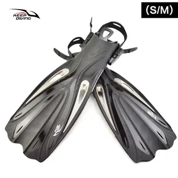 

Open Heel Scuba Diving Long Fins Adjustable Snorkeling Swim Flippers Special For Diving Boots Shoes Monofin Gear