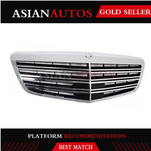 1 шт. Автомобильная решетка для Mercedes Benz W221 Grill MB S550 S63 2007 2013 S65 хромированный