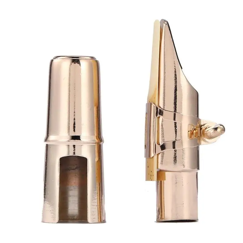 

Alto Plated Tenor Metal Saxophone Mouthpiece Gold Lacquer Mouthpiece Nozzle Sax Dukoff Mouth Instruments