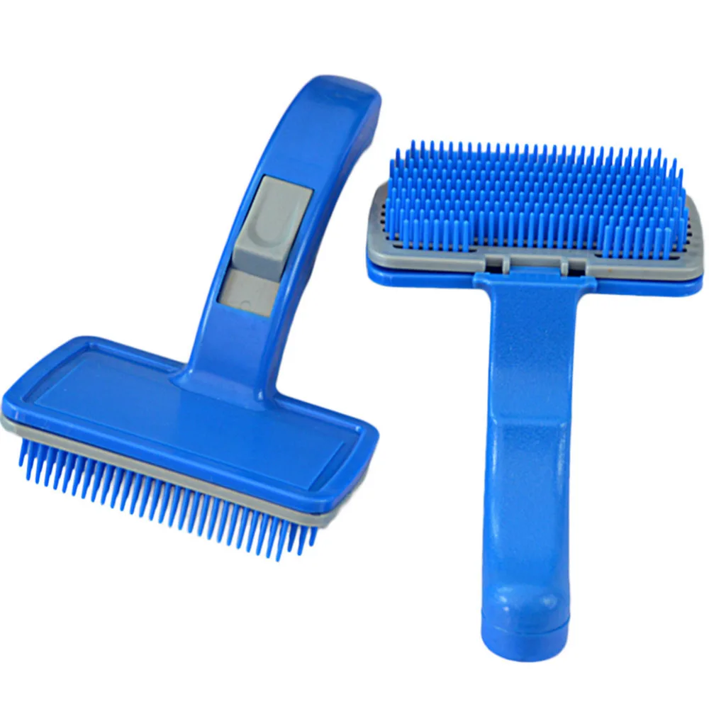 self cleaning slicker brush