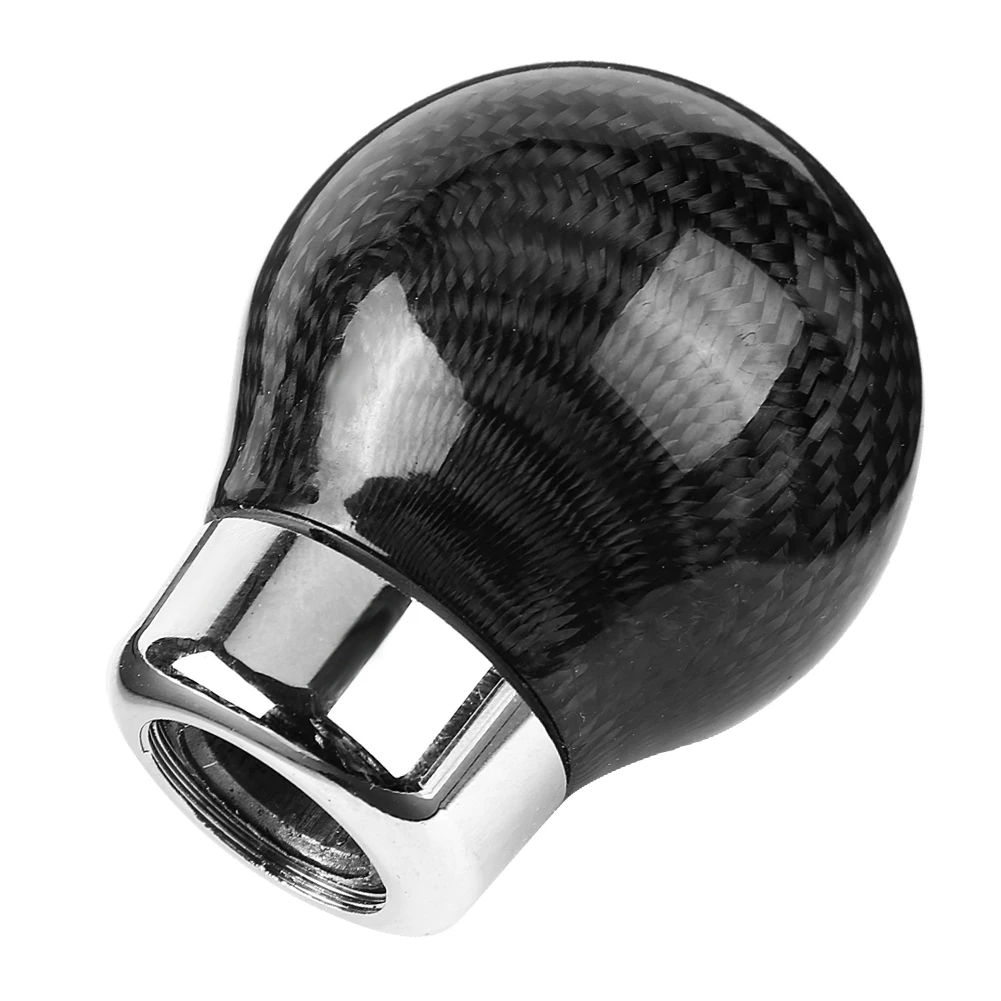 Car Modified Universal Gear Head / True Carbon Fiber Shift Knob Carbonized Lever accesorios automovil car styling | Автомобили и