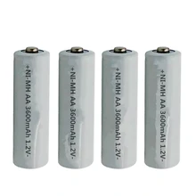 10/20PCS/LOT 1.2V AA3600mAh NI MH AA Pre-Charged Rechargeable Batteries Ni-MH Rechargeable aa Battery For Toys Camera Microphone new arrival 4pcs pkcell 1 2v aa ni mh 2600mah lsd rechargeable batteries bateria pre charged batteries set with 1200 cycle