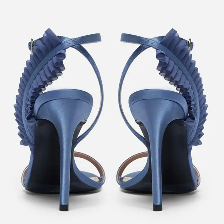 blue black sandals