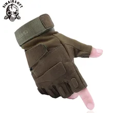 На открытом воздухе Альпинизм спорт отдых Пеший Туризм езда тактические перчатки для мужчин, велосипедные перчатки без пальцев Классические перчатки