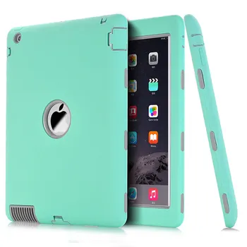 

Silicone Shockproof Protect Case For Apple iPad 2 iPad 3 iPad 4 Case Amor Cover Heavy Duty Case for iPad 2 3 4 Screen Protector