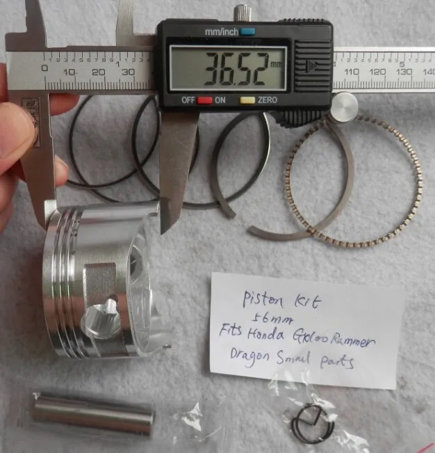 PISTON KIT 56MM  HONDA GX100 RAMMER 4